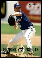 1995 Fleer Update Diamond Tribute David Cone Toronto Blue Jays #4