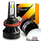 2X Auxito H11 White H8 Led Conversion Headlight Kit Low Beam High Bulbs Z1