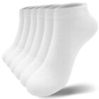 Men Women Athletic Ankle Sport Cotton Gym Unisex Trainers Socks White 3,6,9,12