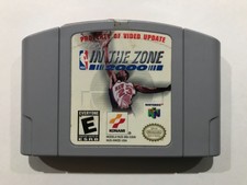 NBA In The Zone 2000 N64 Nintendo 64 Cart only Cleaned Tested working