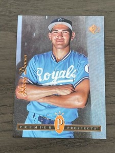 1994 SP Johnny Damon Premier Prospects Foil #3 Kansas City Royals 