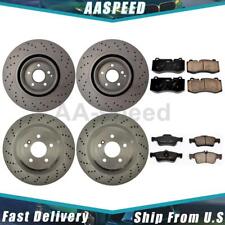 Brake Pads and Rotors Kit Front and Rear For Mercedes-Benz S350 2013 2012