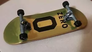 TECH DECK "ZERO" Gold & Black Fingerboard MINI 4" SKATEBOARD - Picture 1 of 4