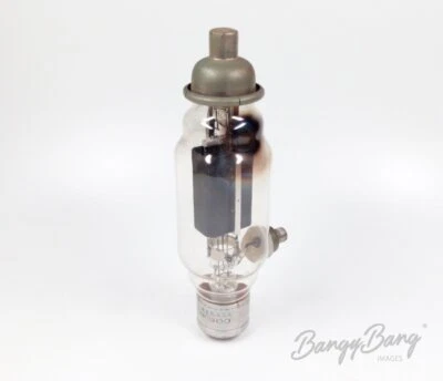 Válvula de tubo de vacío de audio triodo transmisor refrigerado por aire Amperex HF-300 de colección - B Foto 1 de 2