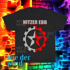 Nitzer Ebb Logo T-Shirt Funny Size Mode American T-shirt - Picture 1 of 7