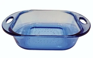 Anchor Hocking Ovations Kobaltblau Glas Quadratisch Kasserolle Backform - 8 x 8" - Bild 1 von 13