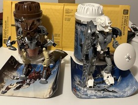 LEGO Bionicle POHATU & KOPAKA NUVA  (2002) Complete w/Canister W/ Instructions