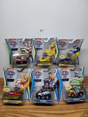 Настоящие металлические коллекционные грузовики PAW Patrol лот из 6 (3 мощных щенка заряженные грузовики) - Изображение 1 из 4