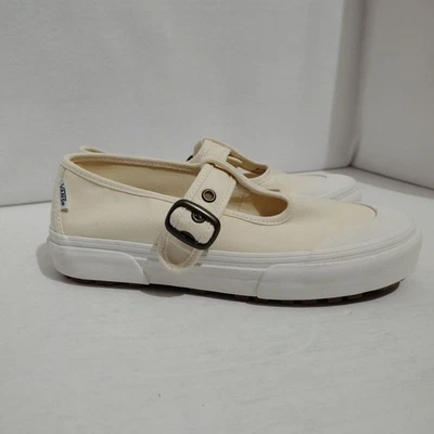 VANS - Mujer Talla 7 - Mary Jane - Zapatos Beige - Cierre de Hebilla Foto 1 de 4