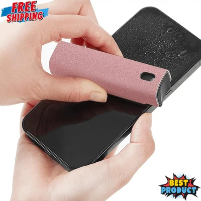 2in1 Bildschirmreiniger Set Tragbar Display Mobil Reiniger Mikrofaser Sprühflasche - Bild 1 von 4