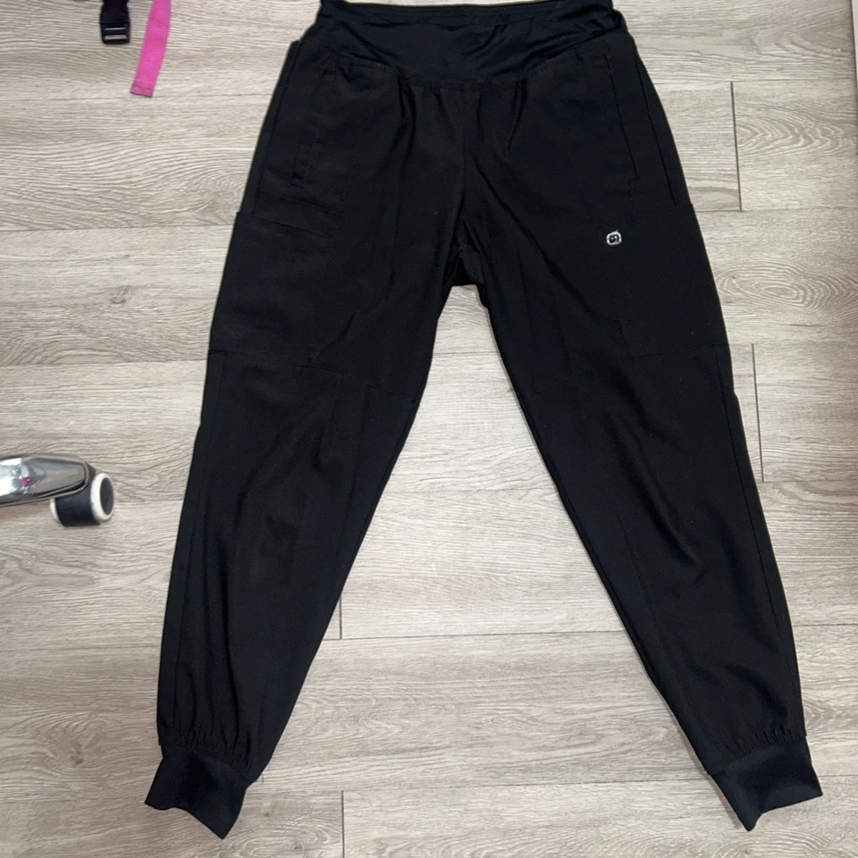 Pantalones Médicos WonderWink Para Mujer Negros 6 Bolsillos Talla Pequeña Estilo Pequeño 5155A Foto 1 de 4