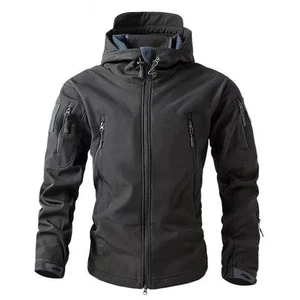 Men's Winter Fleece Jacket Tactical Waterproof Outdoor Hiking Fishing Hunting Co - Picture 1 of 10