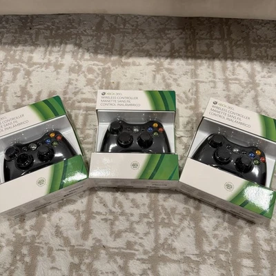 Nuevo Controlador Inalámbrico Microsoft Xbox 360 Negro NSF-00001 2010 Foto 1 de 4