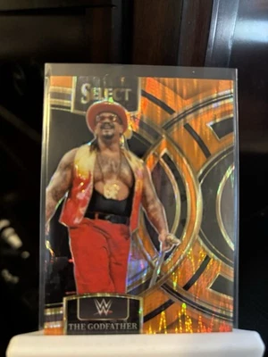 2024 Panini Select WWE - Premier Level The Godfather #129 Orange Flash Prizm - Image 1 of 2