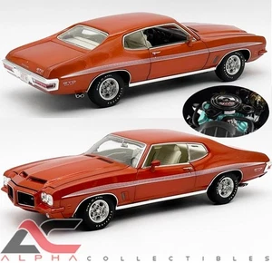 PREVENTA - ACME A1801226 1:18 1972 PONTIAC GTO LE MANS (NARANJA SUNDACE) - Imagen 1 de 4