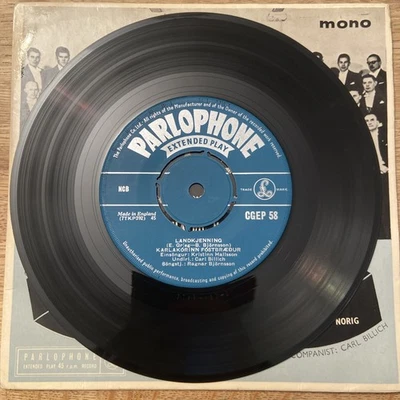 Fóstbræður ‎– The Icelandic Male Choir - Parlophone ‎– CGEP 58 - Iceland - 1961 - Image 1 of 4