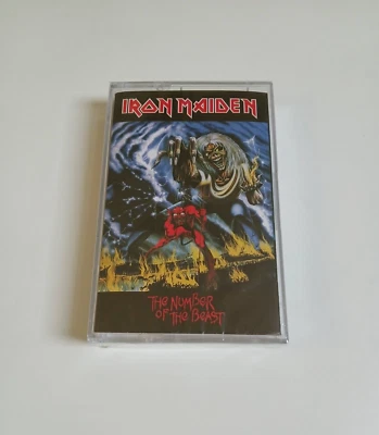 IRON MAIDEN THE NUMBER OF THE BEAST CASSETTE TAPE PARLOPHONE EMI 2022 NEW SEALED - Image 1 of 2