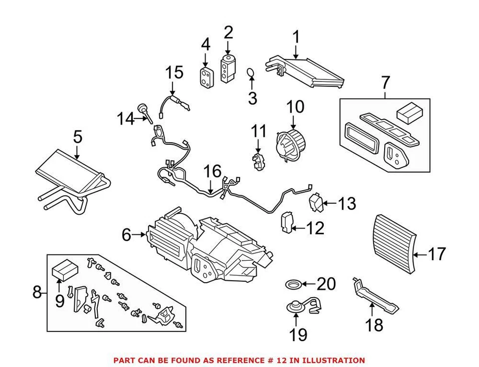 Motor de control de ajuste de aire de climatización original OEM para BMW 64119321034 Foto 1 de 1