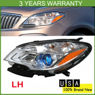 For 2013-2015 2016 Buick Encore Halogen Headlight Driver Side Headlamp Left USA - Imagem 1 de 4
