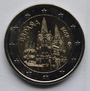 SPAIN 2 € commemorative Euro coin 2012 - Burgos Cathedral - Picture 1 of 1