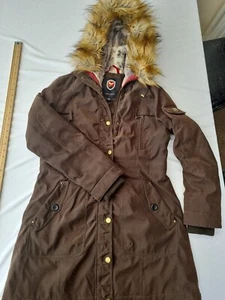 Damen Mantel 1 Madison Expedition Gr. M Reißverschluss & Druckknopf vorne braun 28187,5 - Bild 1 von 22