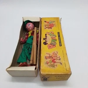 Vintage Pelham Hand Made Standard Marionette Puppet with Original Box - Picture 1 of 14