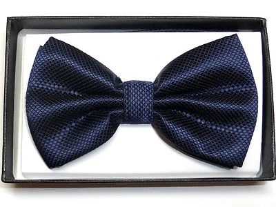 NUEVO Esmoquin Pajarita Satén Prendas para el Cuello Estilo Premium Cuadros Brillante Pajarita VENDEDOR DE EE. UU. Foto 1 de 4