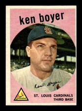 1959 Topps Baseball #325 Ken Boyer   St. Louis Cardinals