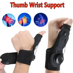 Thumb Wrist Support Brace Trigger Finger Splint Carpal Tunnel Arthritis Gym US - Picture 1 of 16