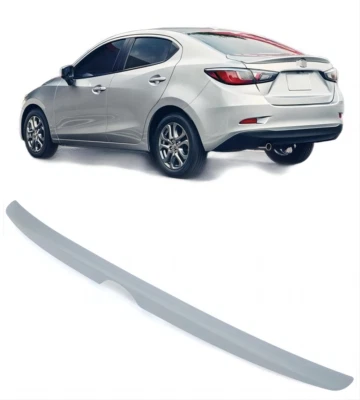KUAFU For Toyota Yaris (iA) Sedan 2016-2020 Rear Trunk Lip Spoiler Wing Gray - Image 1 of 4