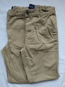 2 Lot TCP School Uniform Dress Chino Pants Khaki Beige Adjustable Waist Boys 14 - Picture 1 of 7
