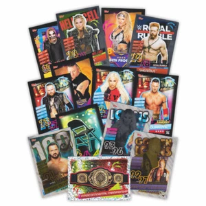 Slam Attax 13 Reloaded 2020 Trading Cards WWE Legends PPV Finishers Sammelkarten - Bild 1 von 159