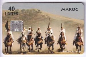 AFRIQUE TELECARTE / PHONECARD .. MAROC 40U SC7 FANTASIA KODAK+P- HOUCEIMA 1 PUCE - Imagen 1 de 2