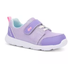See Kai Run Basics Stryker Lace Purple Shimmer Shoes Size 4 New With Tag - Picture 1 of 5