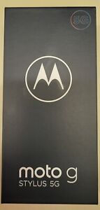 NEW! Motorola Moto G Stylus 5G (2022) - 256GB - Steel Blue (Unlocked)