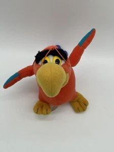 Aladdin Bird Plush Lago Parrot Vintage Disney Stuffed Jafar Pet - Picture 1 of 10