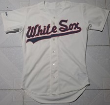 Vintage 1990  Chicago White Sox Rawlings Craig Grebeck RARE VINTAGE Jersey Sz 42