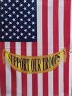 10 Flags Support Our Troops, Standard Toland Flags, Large 24" X 36", Patriotic,