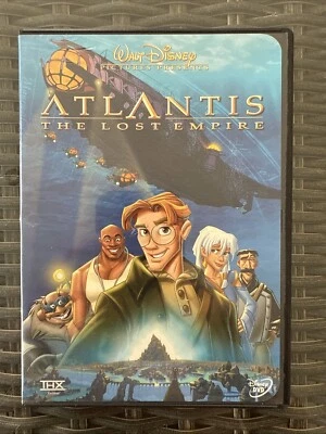 ATLANTIS: THE LOST EMPIRE (2001) DVD DISNEY ANIMATION REGION 1 CHILDRENS RARE - Image 1 of 4