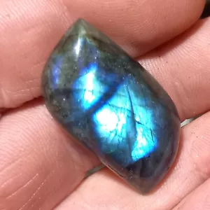 Cabochon Labradorit Labradorite Mondstein M40 Spektrolit Fantasie Kreativität - Bild 1 von 4