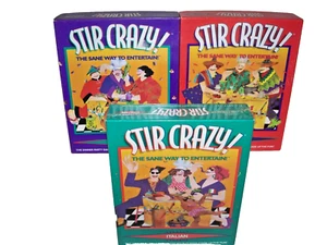 Stir Crazy! Dinner Party Games - Italian, Mexican and Oriental All unused! Fun! - Picture 1 of 3