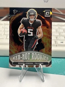 2022 Panini Donruss Optic - Red Hot Rookies Holo #RHR-3 Drake London (RC) - Picture 1 of 2