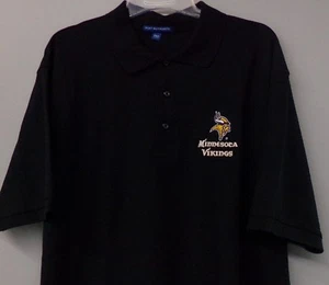 NFL Football Minnesota Vikings Embroidered Mens Polo Shirt XS-6XL, LT-4XLT New - Picture 1 of 15