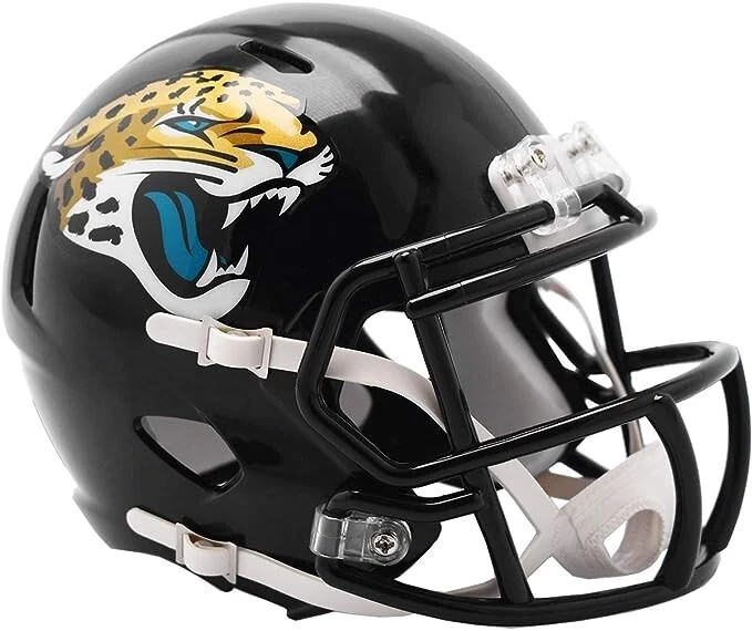 * SALE * JACKSONVILLE JAGUARS SPEED MINI NFL RIDDELL FOOTBALL HELMET! - Imagem 1 de 1