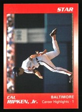 Cal Ripken, Jr. 1990 Star Cal Ripken Jr. #6  Baseball Card