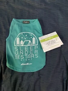 Eddie Bauer Pet Dog Tee Shirt *Sleep Under The Stars* Small 0764 0858 - Picture 1 of 3