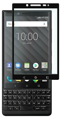 PACK DE 2 CUBIERTAS COMPLETAS Protector de Pantalla de Vidrio Templado Estuche Blindado para BlackBerry KEY2 Foto 1 de 4