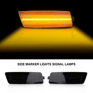 2 Pcs LED Side Marker Turn Signal Lights Fit For VW GTI 06-09 Jetta MK5 05-10 - Picture 1 of 11