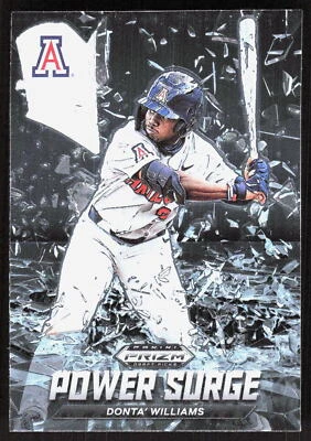 2021 Panini Prizm Draft Picks #PS-DW Donta' Williams Power Surge NRMT or Better - Image 1 of 2