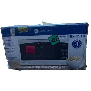 Microondas de encimera GE 2,0 ft³ 1200 vatios acero inoxidable negro NUEVO con abolladuras - Imagen 1 de 8